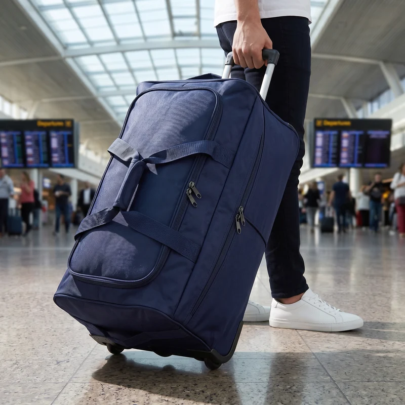Trolleytasche 65cm - XL Reisetasche mit 2 Rollen - verschiedene Farben lieferbar
