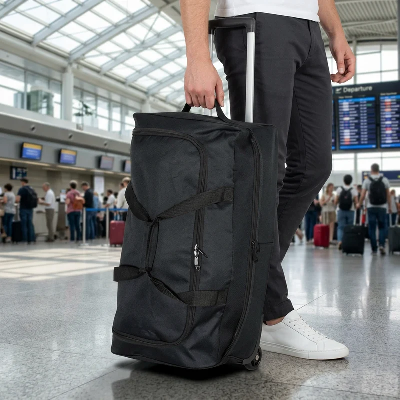 Trolleytasche 65cm - XL Reisetasche mit 2 Rollen - verschiedene Farben lieferbar