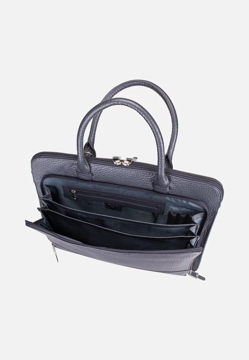 Hirsch 21877 Blau - Aktentasche