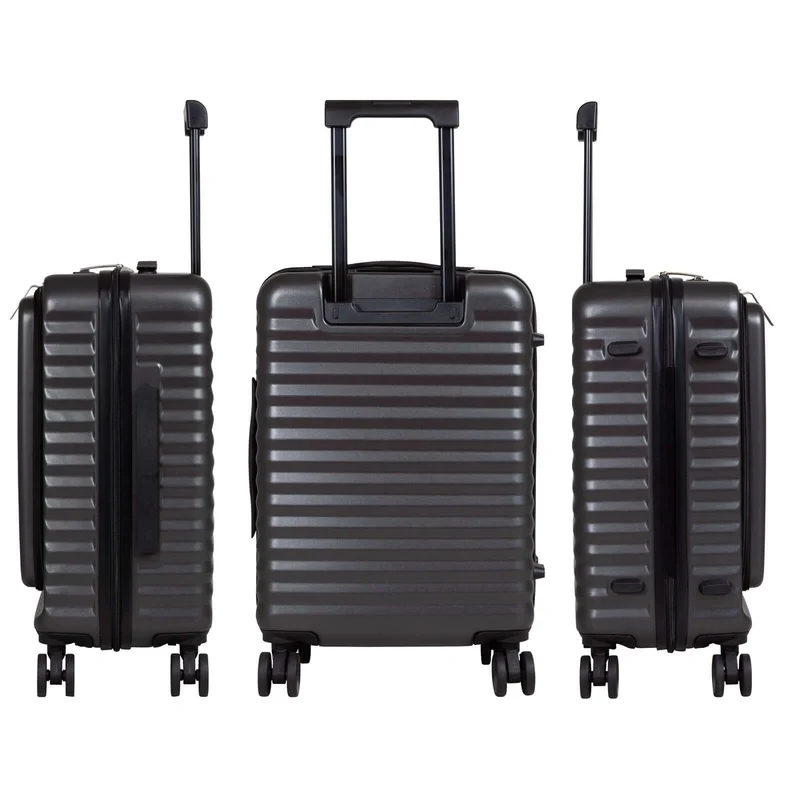 Handgepäck-Trolley 55cm mit 17-Zoll-Laptopfach - Farbe anthrazit