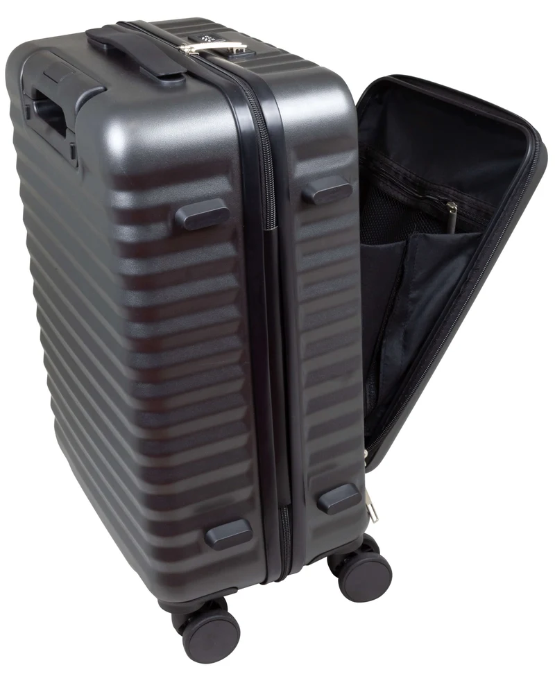 Handgepäck-Trolley 55cm mit 17-Zoll-Laptopfach - Farbe anthrazit