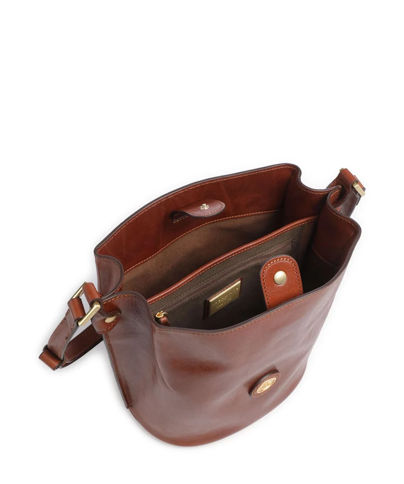 The Bridge Story Donna Bucket Handtasche marrone