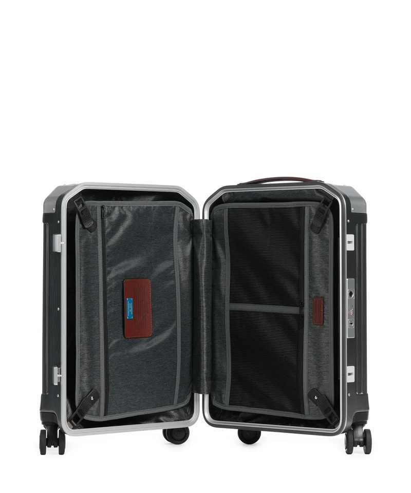 Piquadro PQ-LM 4-Rollen Trolley black/tan