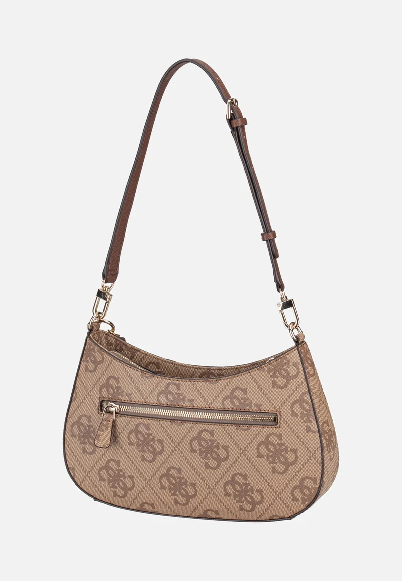 Noelle II Top Zip SHB 72180 Latte Logo/Brown - Schultertasche
