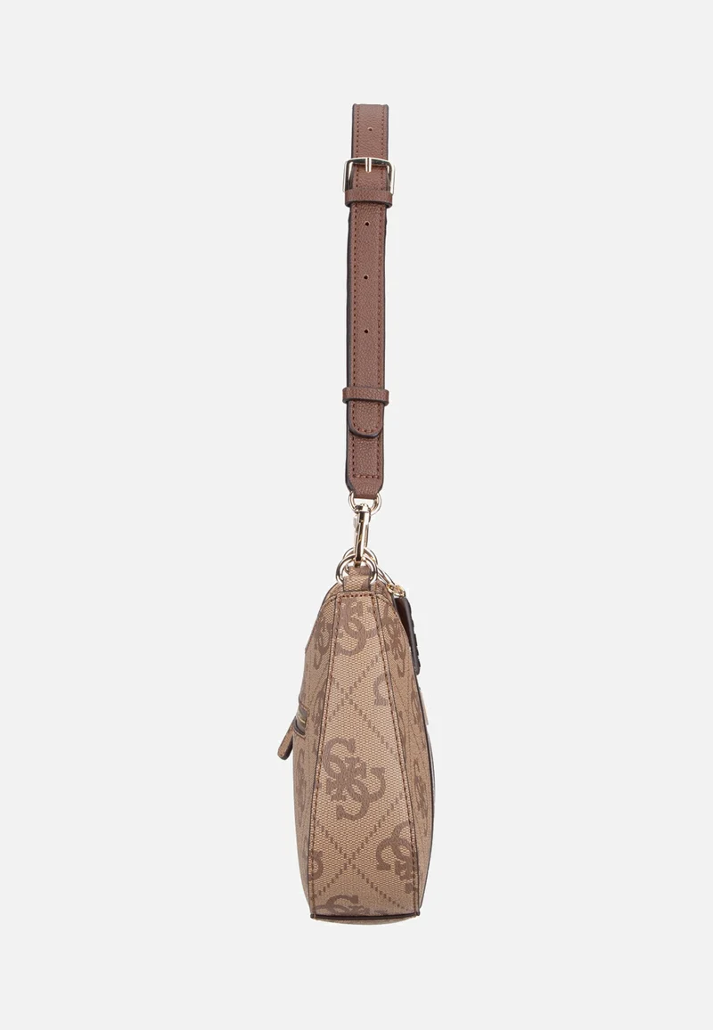 Noelle II Top Zip SHB 72180 Latte Logo/Brown - Schultertasche
