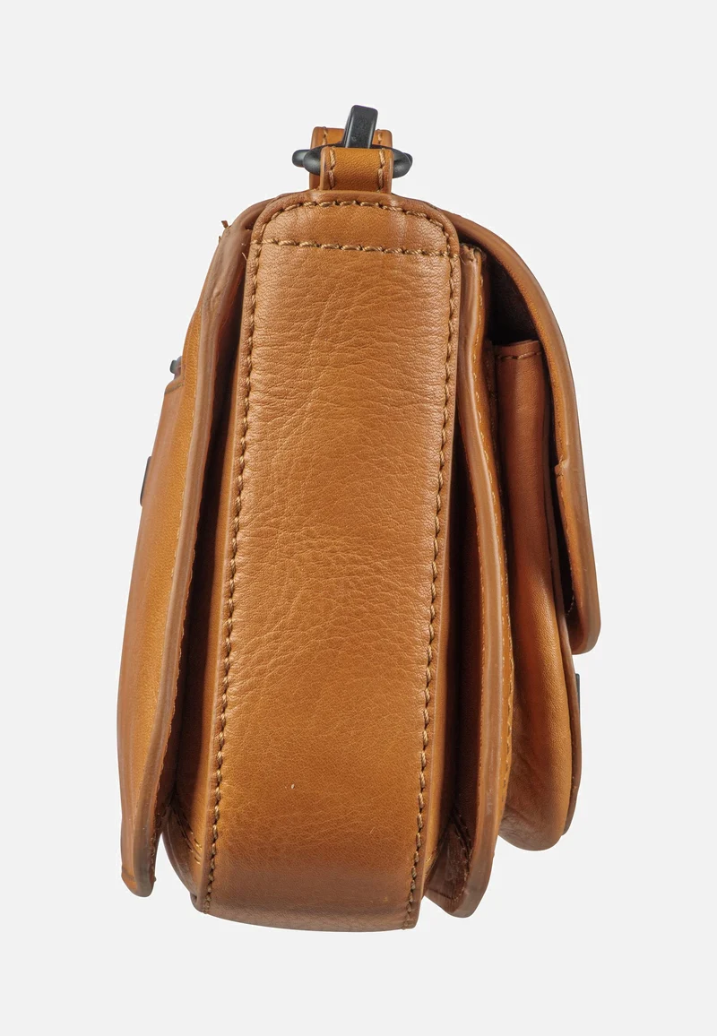 Mrs. Waffle Caramel - Saddle Bag