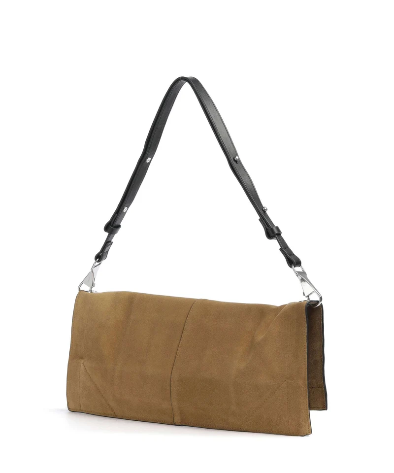 AllSaints Lutece Schultertasche warm olive brown