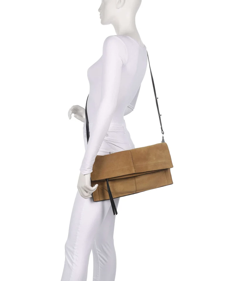 AllSaints Lutece Schultertasche warm olive brown