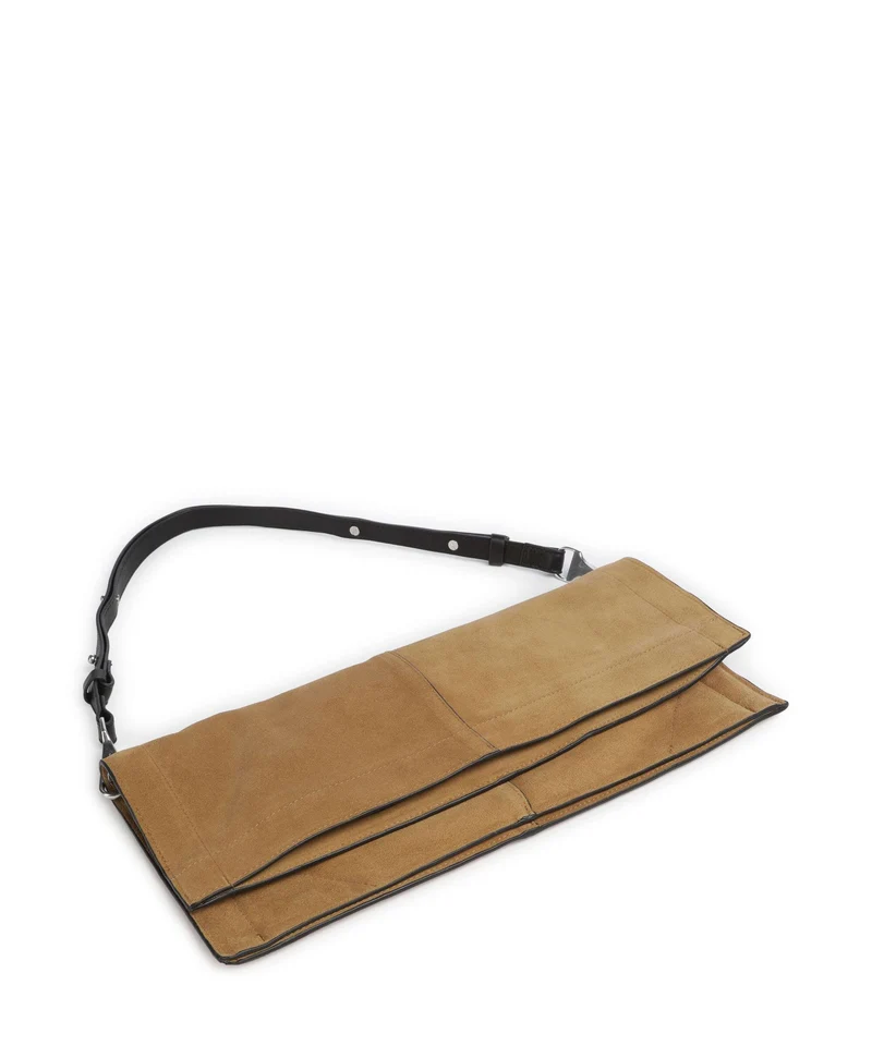 AllSaints Lutece Schultertasche warm olive brown