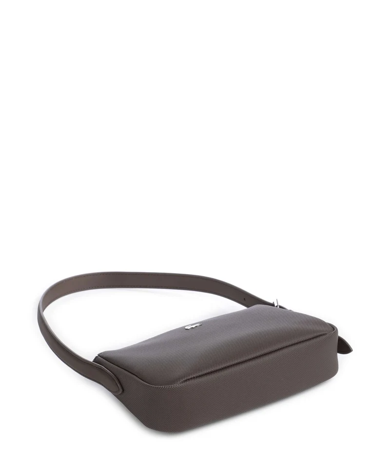 Lacoste Daily City Schultertasche dark brown