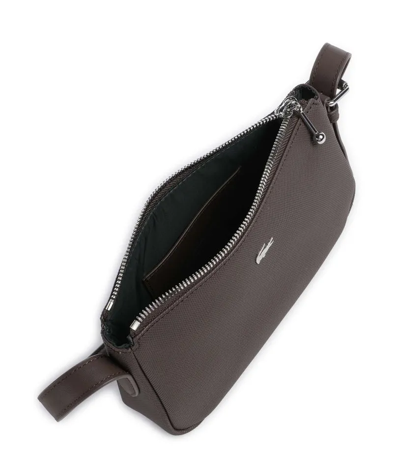 Lacoste Daily City Schultertasche dark brown
