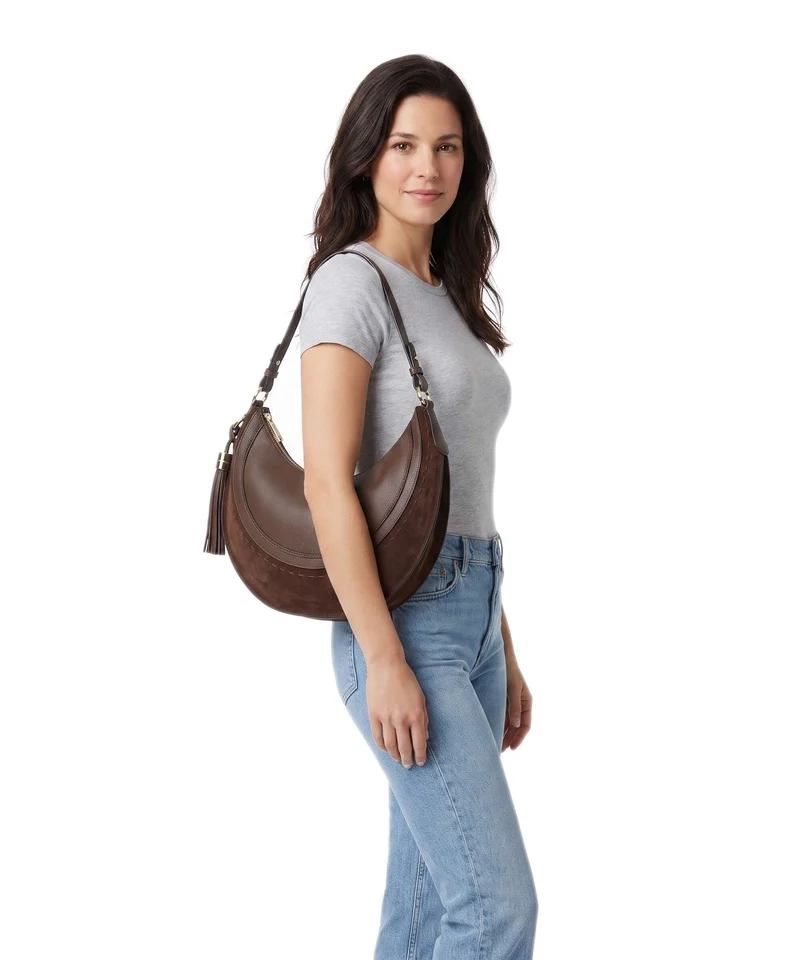 Lancel Hobohème M Beuteltasche coconut