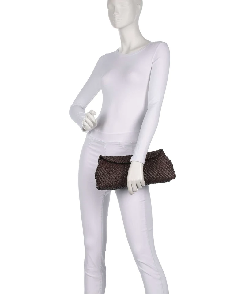 Dune London Encourage Clutch brown