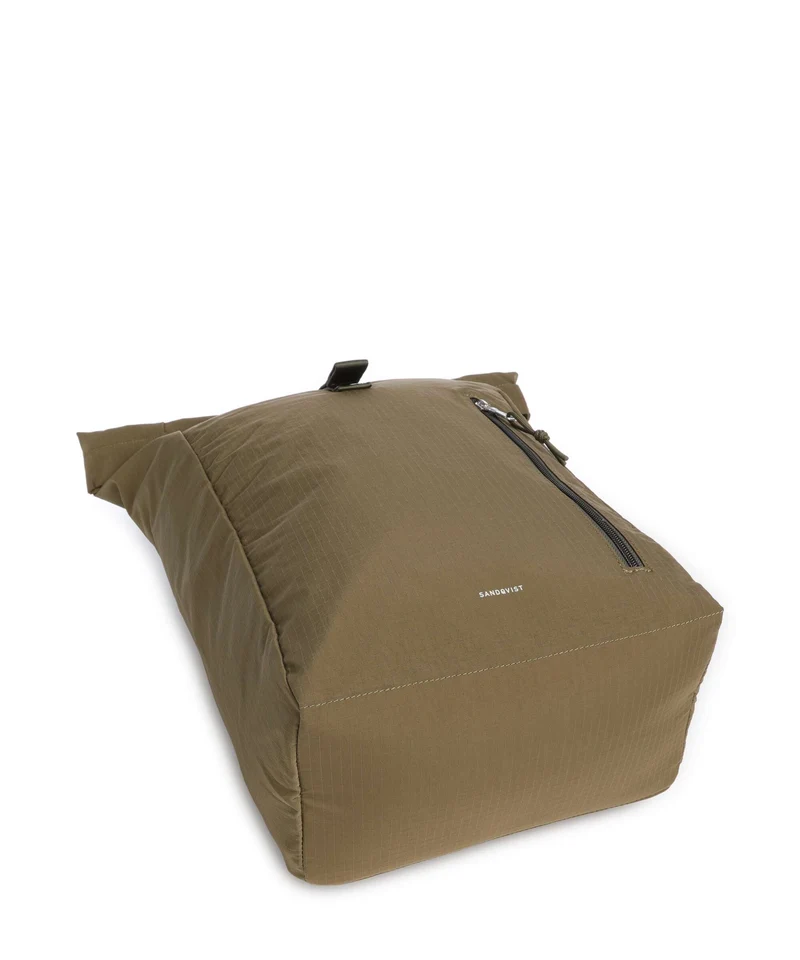 Sandqvist Grid Rolltop Rucksack olive