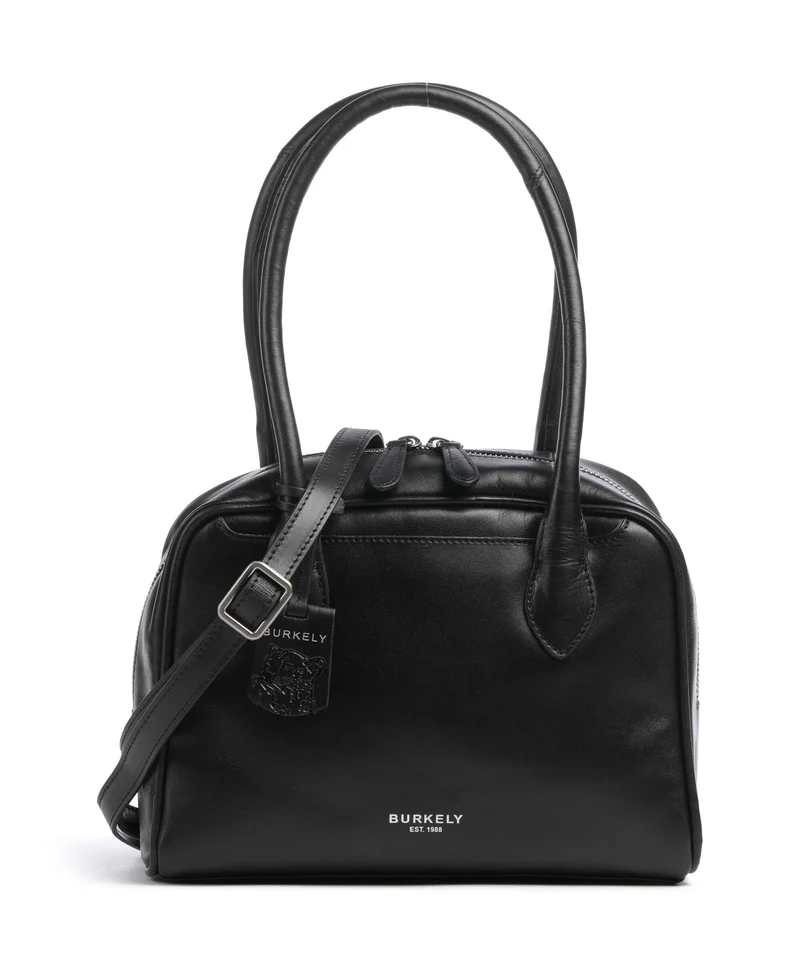 Burkely Ledger Schultertasche black