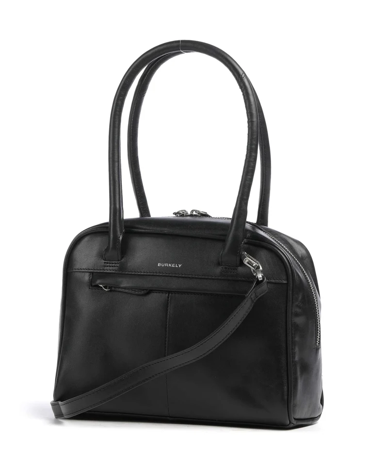 Burkely Ledger Schultertasche black