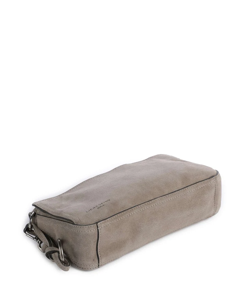 Liebeskind Clarice II Hydro Suede M Umhängetasche neutral grey