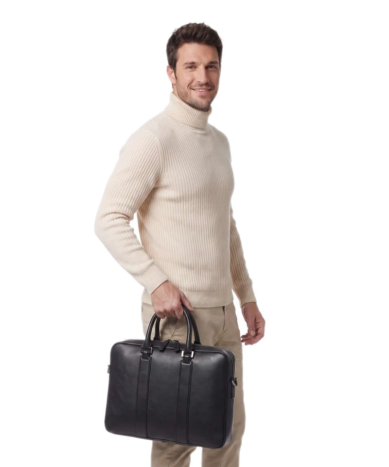 Lancel Edgard Aktentasche black
