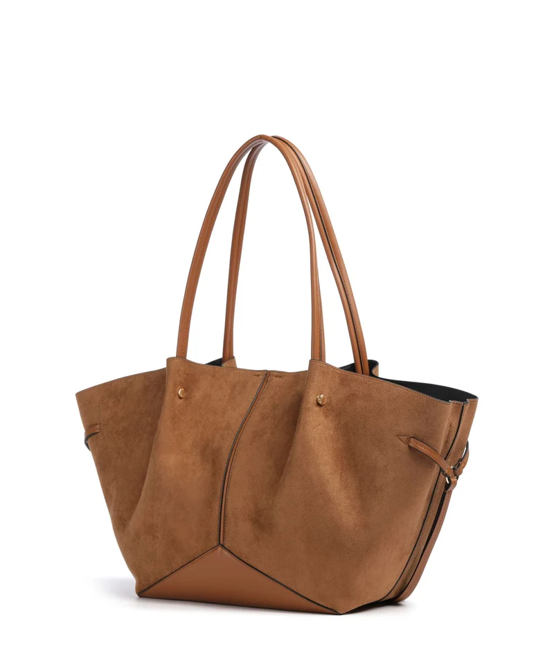 Karl Lagerfeld K/Pierced Medium Shopper dark tan