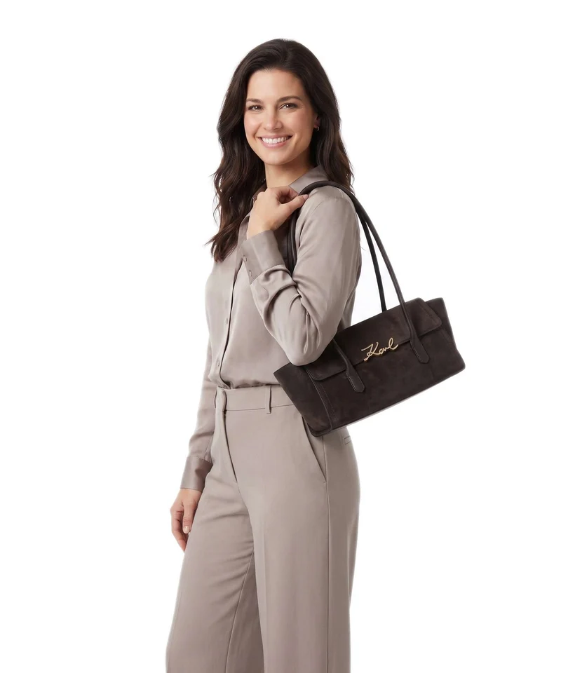 Karl Lagerfeld K/Signature Schultertasche tobacco