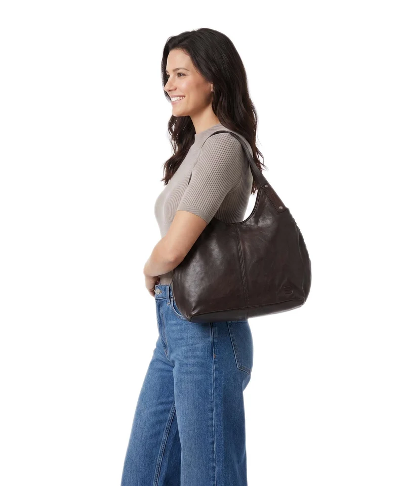 Spikes & Sparrow Apache Marthe Beuteltasche dark brown
