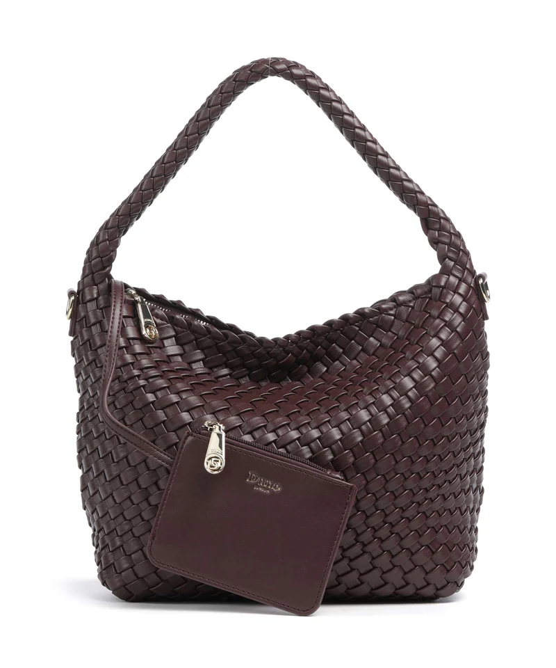 Dune London Deliberate M Bucket Handtasche burgundy