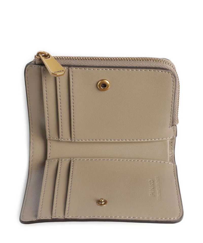 Pinko Geldbörse grigio talpa/antique gold