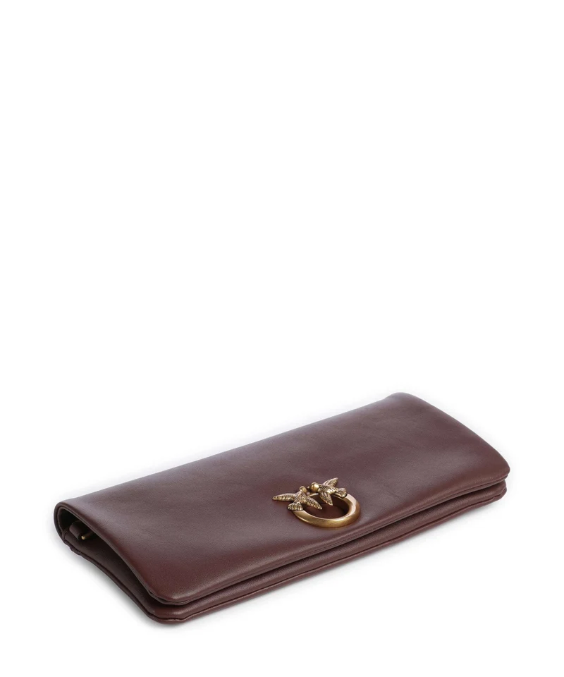 Pinko Click Soft Classic Umhängetasche castano intenso/antique gold