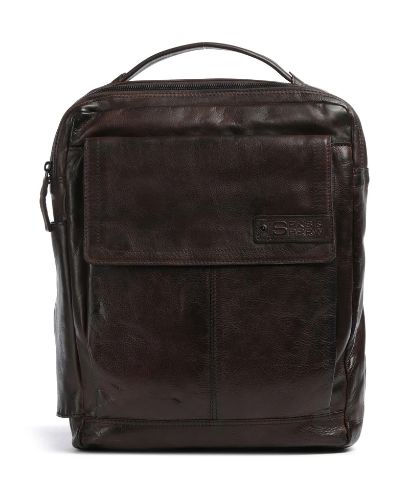 Spikes & Sparrow Apache Fred Laptop-Rucksack dark brown