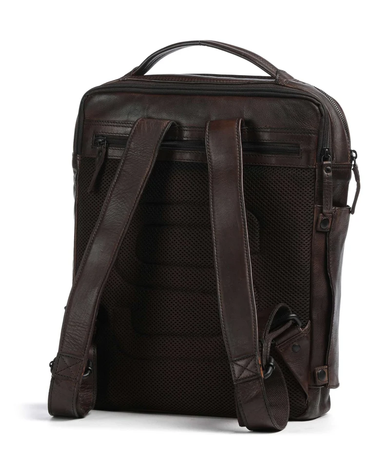 Spikes & Sparrow Apache Fred Laptop-Rucksack dark brown