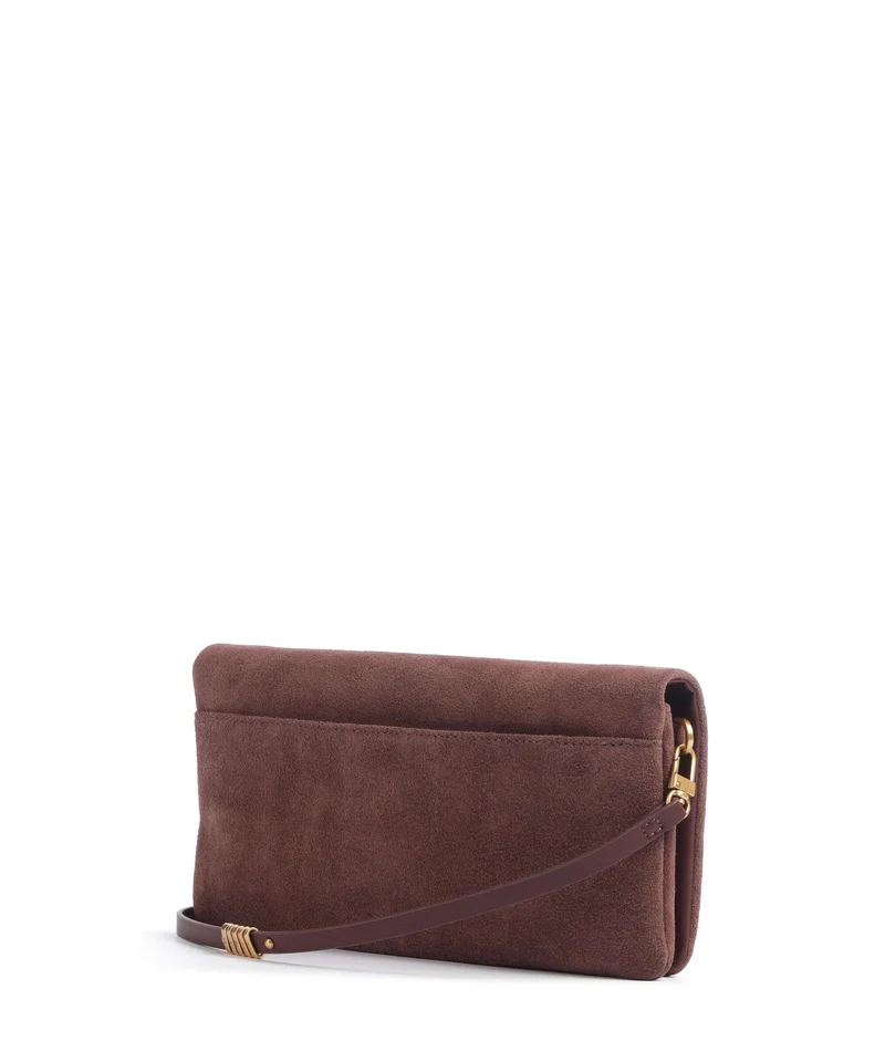 Pinko Love Click Soft Horizontal Classic Umhängetasche castano intenso/antique gold