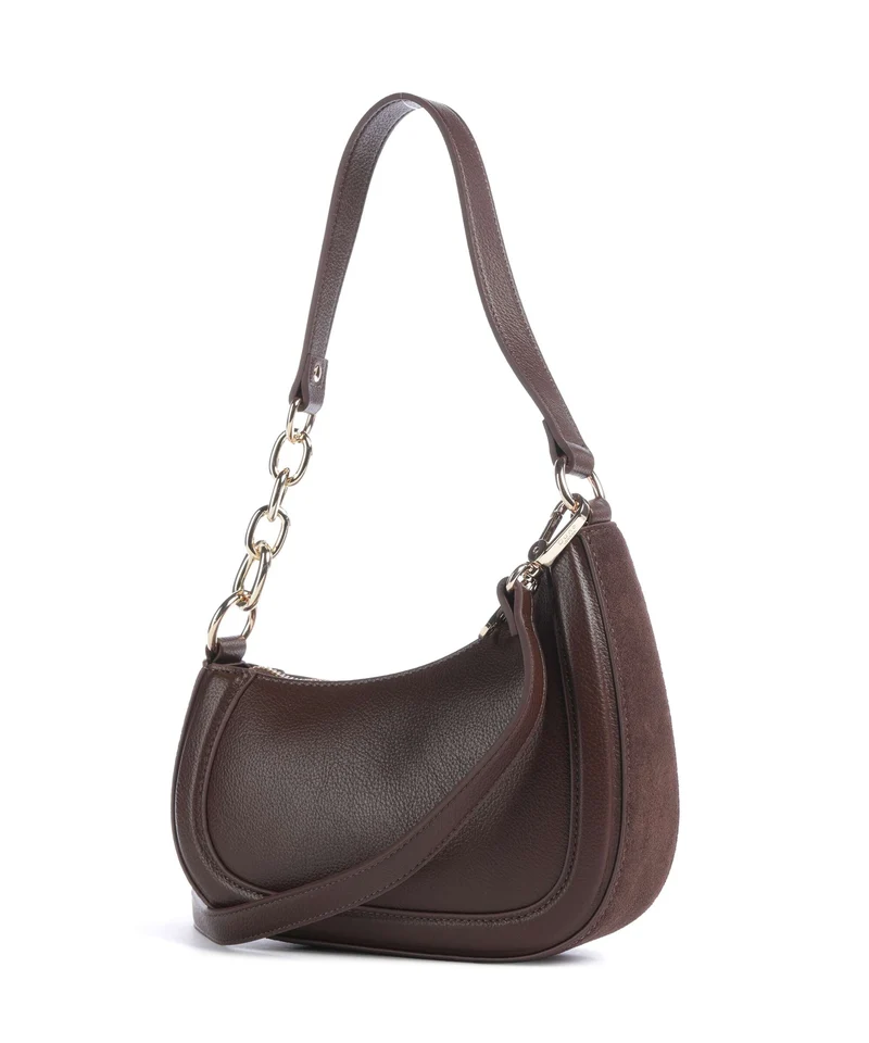 Dune London Direction Schultertasche dark brown