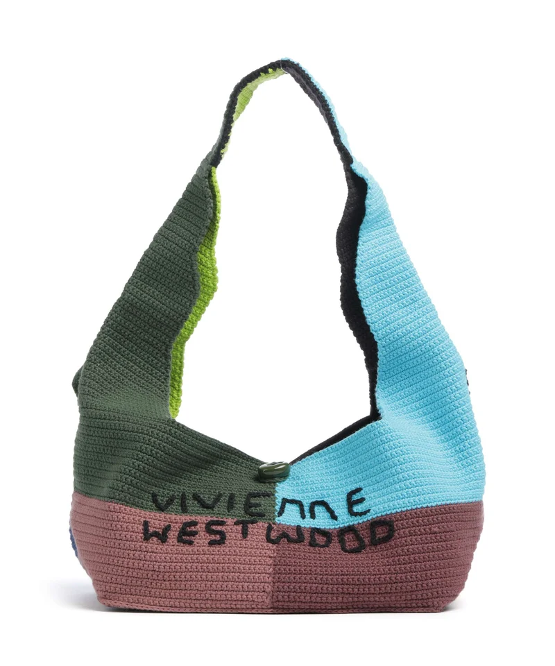 Vivienne Westwood Ellie Crochet Beuteltasche multi patchwork