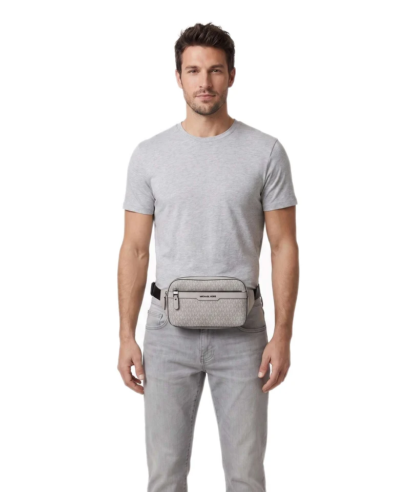 Michael Kors Hudson Gürteltasche nickel