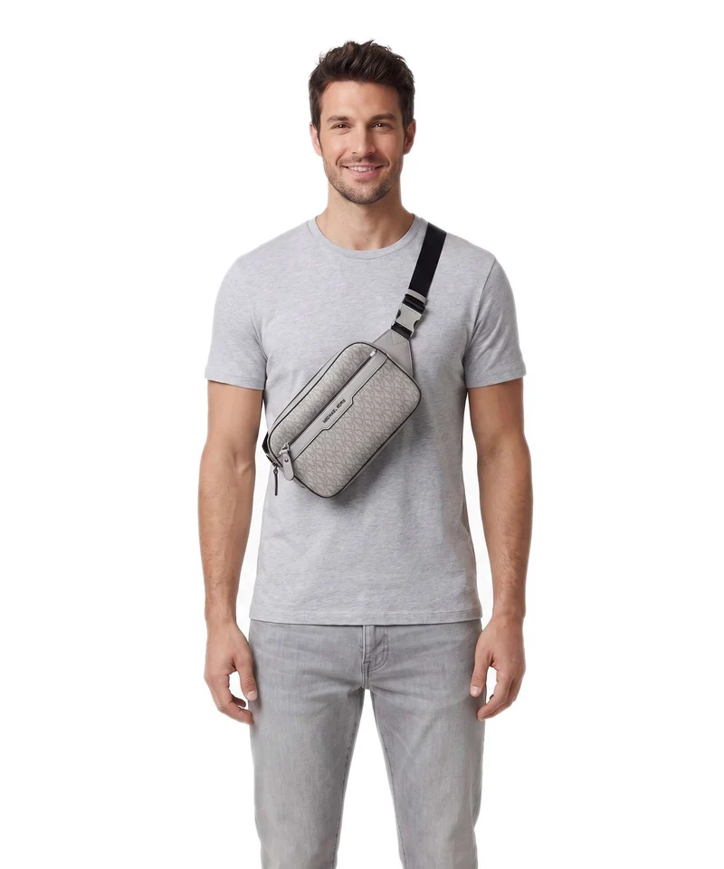 Michael Kors Hudson Gürteltasche nickel