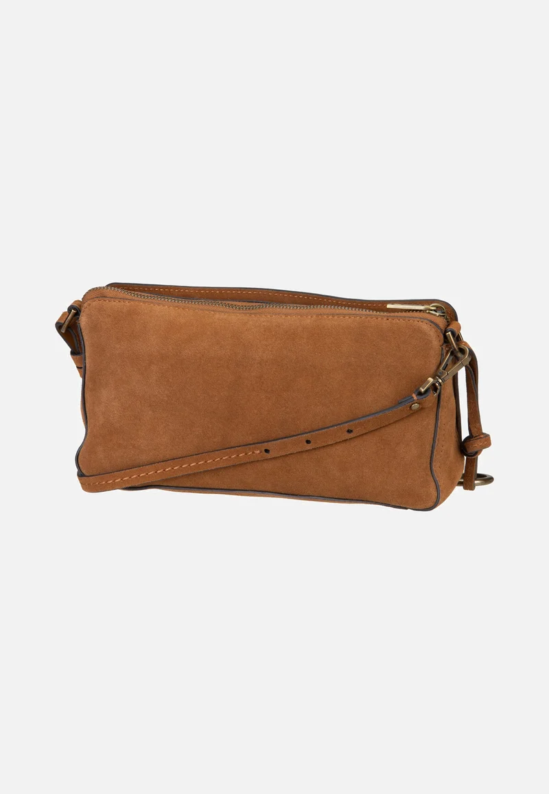Clarice II Crossbody M Hydro Suede Brown - Crossbody Bag