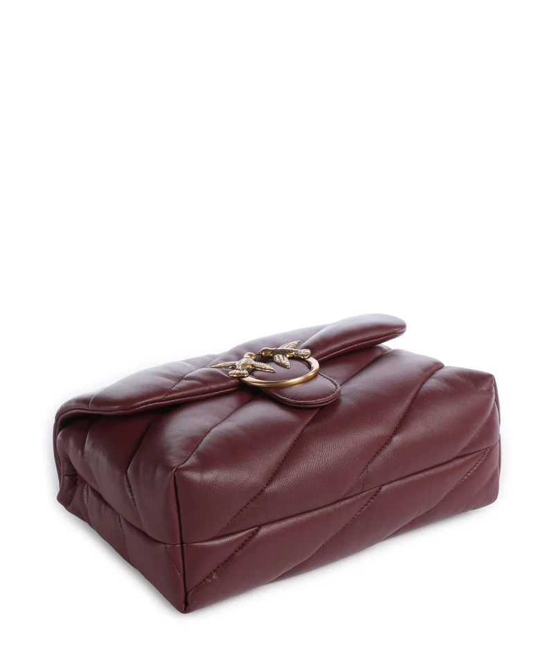 Pinko Love Puff Classic Schultertasche ribes intenso/antique gold