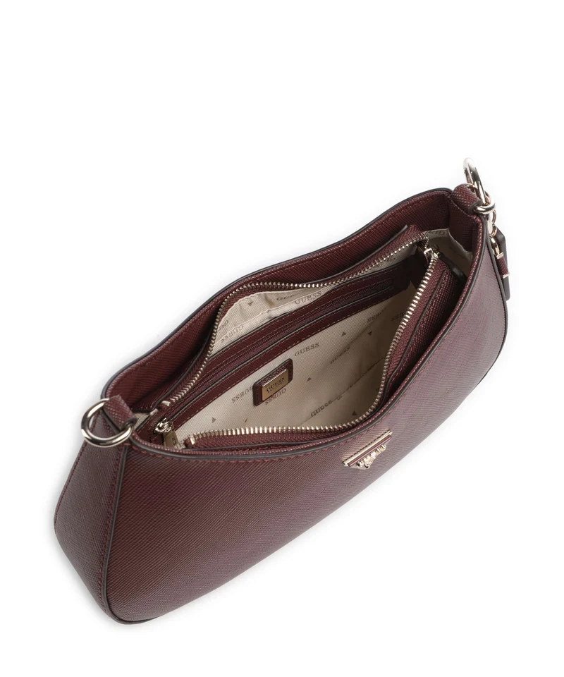 Guess Noelle II Schultertasche burgundy