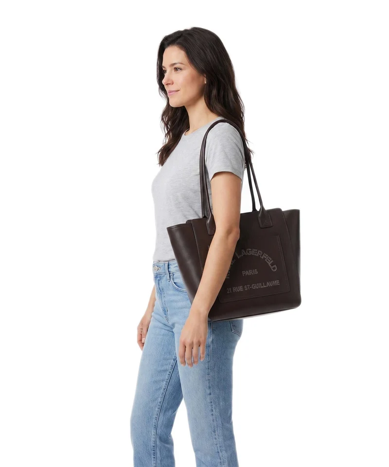 Karl Lagerfeld K/Daily Medium Shopper tobacco
