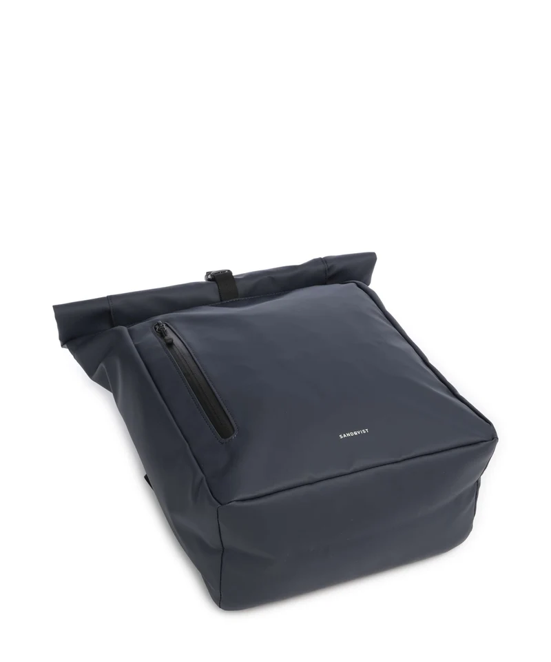 Sandqvist Stream Rolltop Rucksack navy