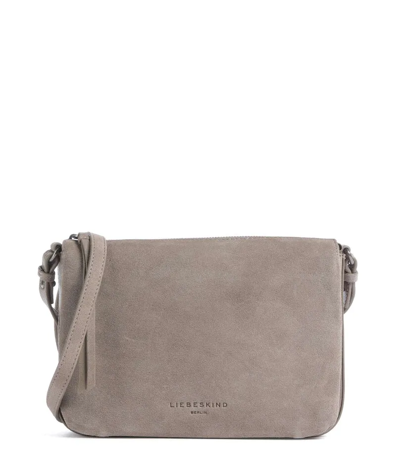 Liebeskind Nina Hydro Suede M Umhängetasche neutral grey