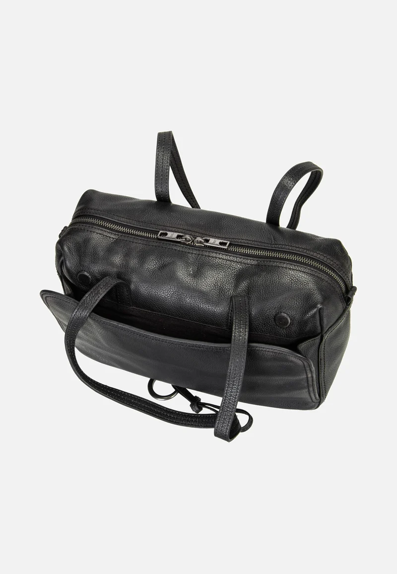 Clarice II Satchel M Vintage Pebble Black - Satchel
