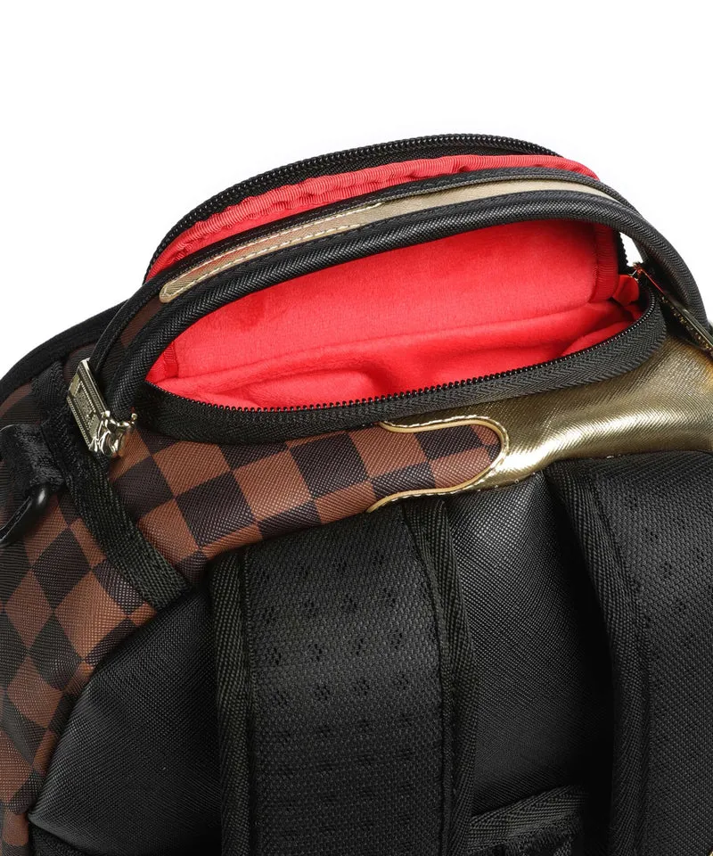 Sprayground Sharks In Paris Gold Drip Rucksack black/gold
