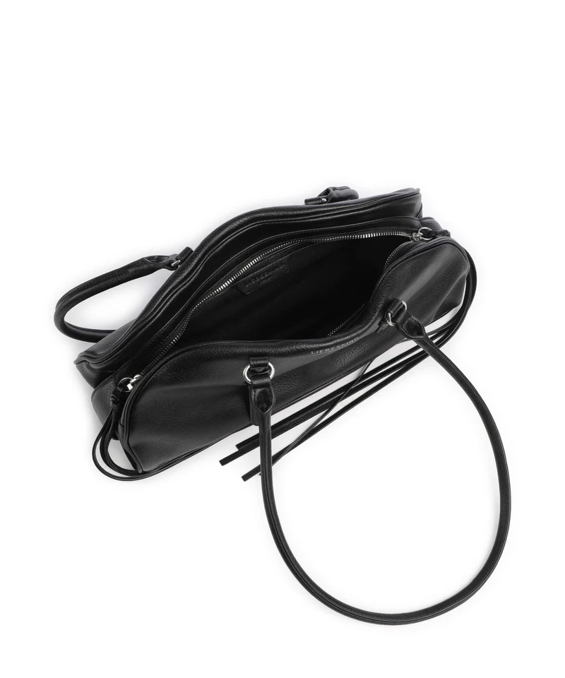 Liebeskind Capri Cow Naturale M Schultertasche black
