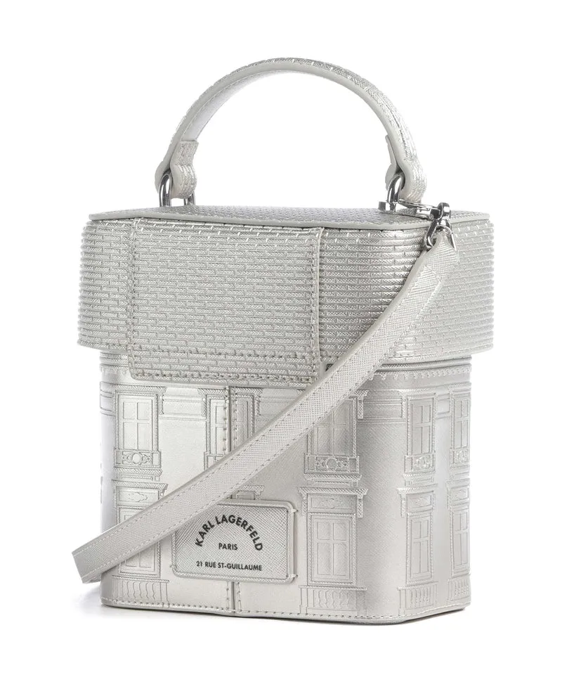 Karl Lagerfeld K/Rue St Guillaume Umhängetasche silver