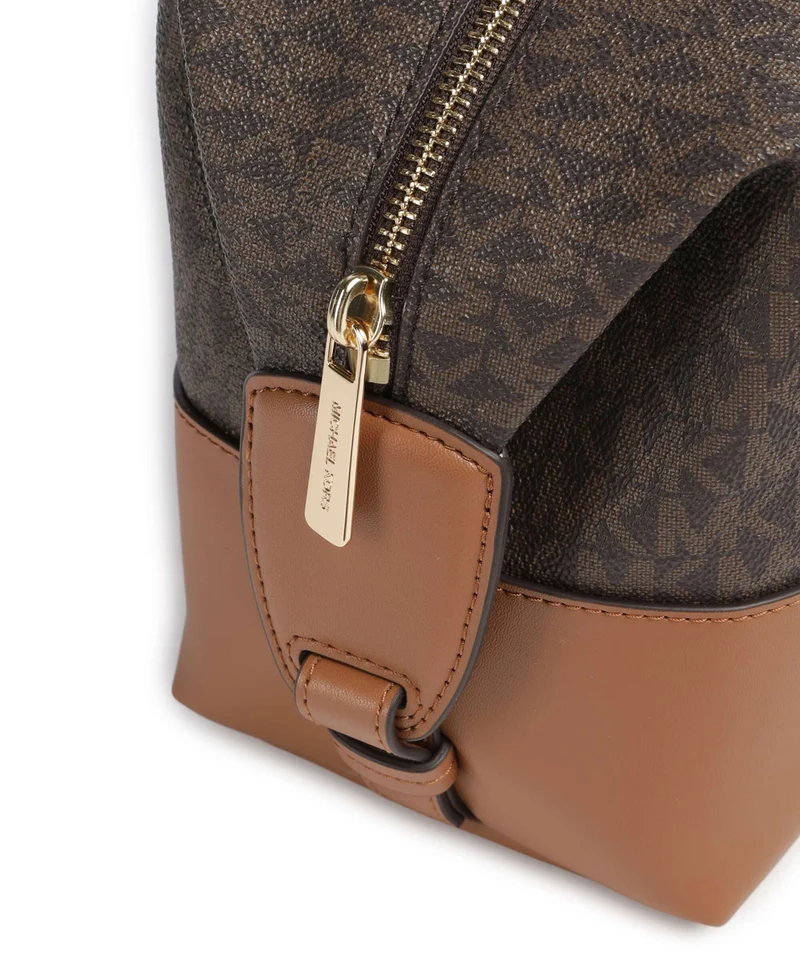 Michael Kors Teddi Large Schultertasche brown/acorn