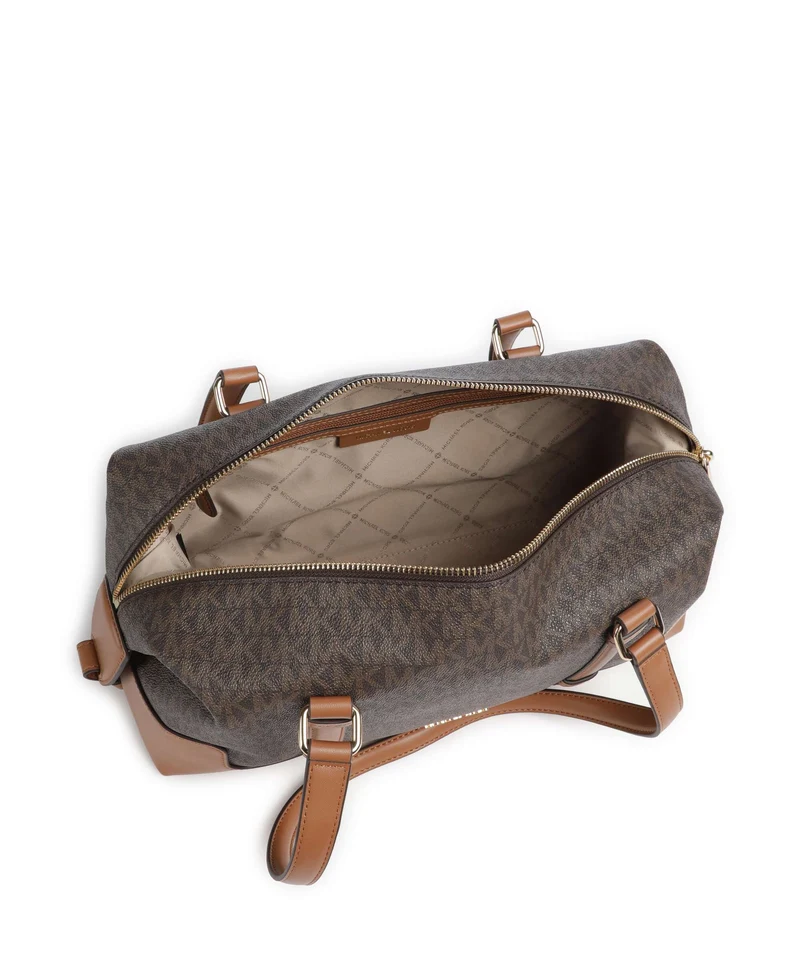 Michael Kors Teddi Large Schultertasche brown/acorn