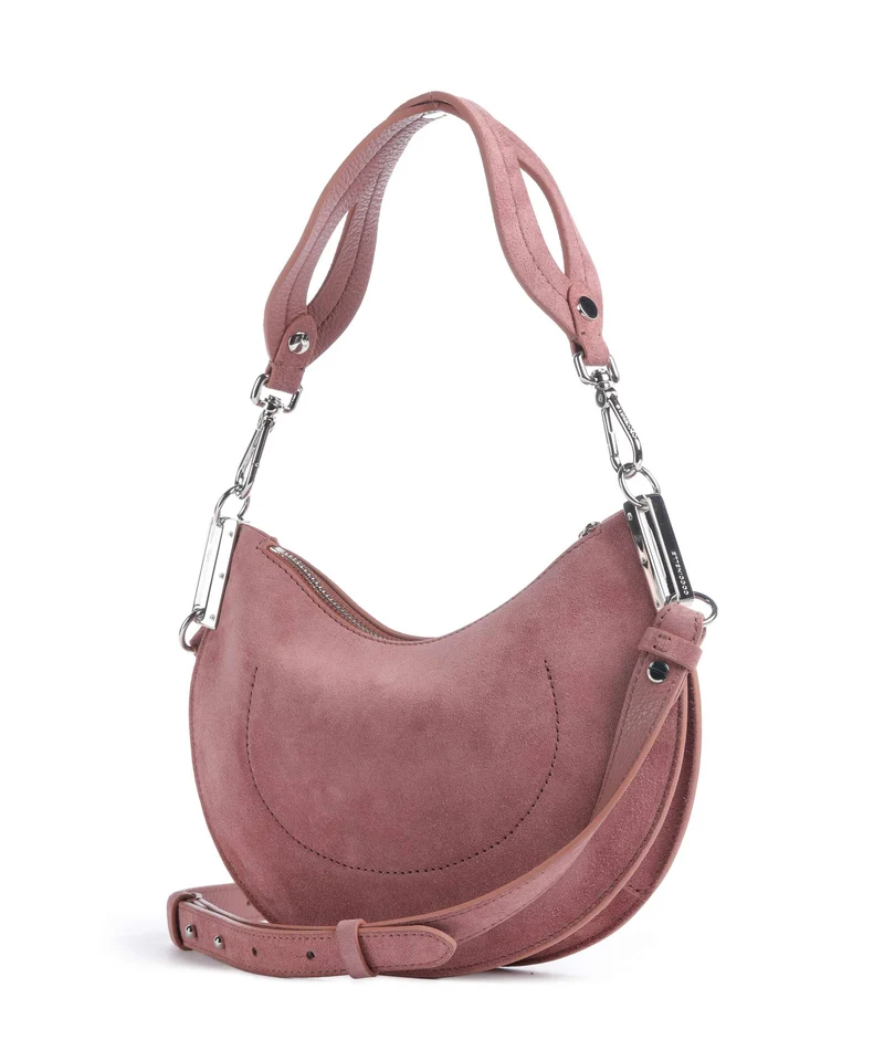 Coccinelle Sunup Suede Schultertasche winter rose