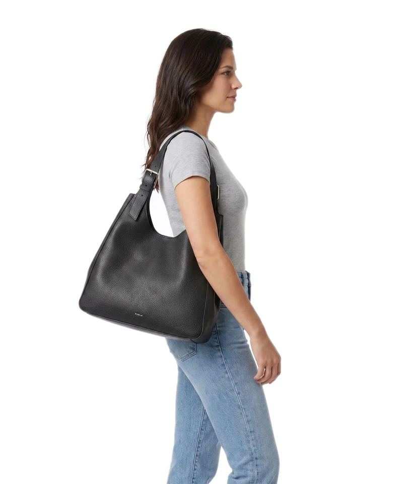 Furla Dora L Shopper nero