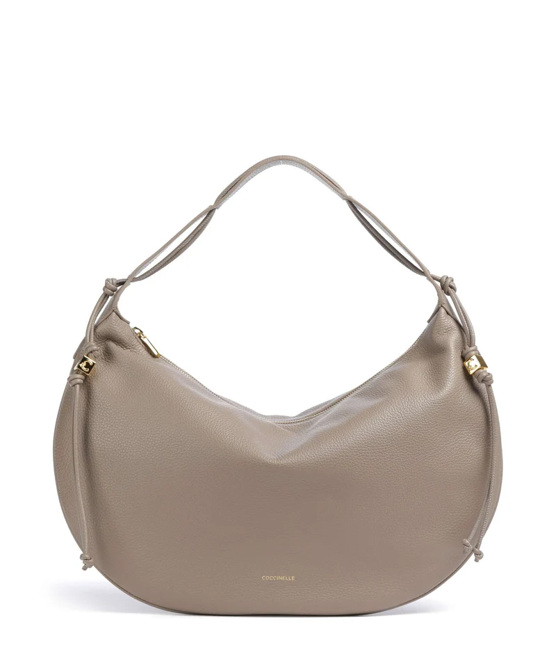Coccinelle Thess Beuteltasche warm taupe